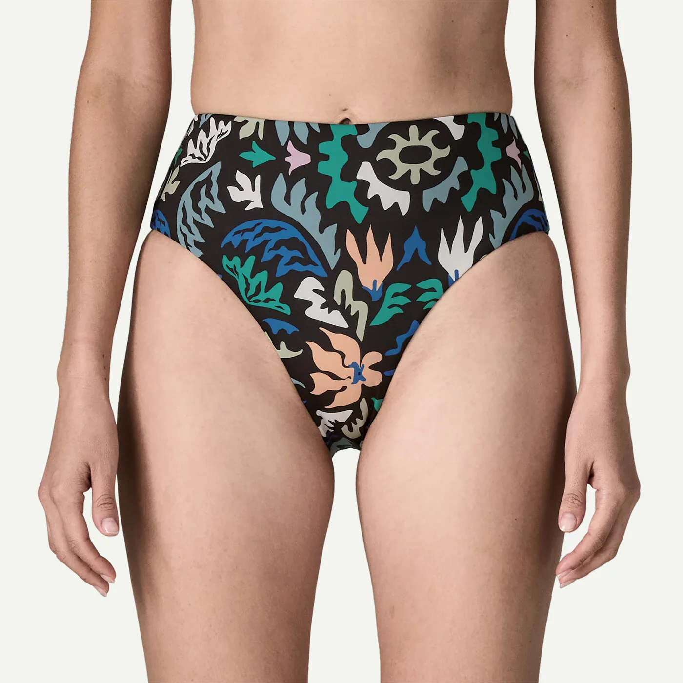 Patagonia Wave For It Bikini Bottoms - Kaleido: Black - Image 2