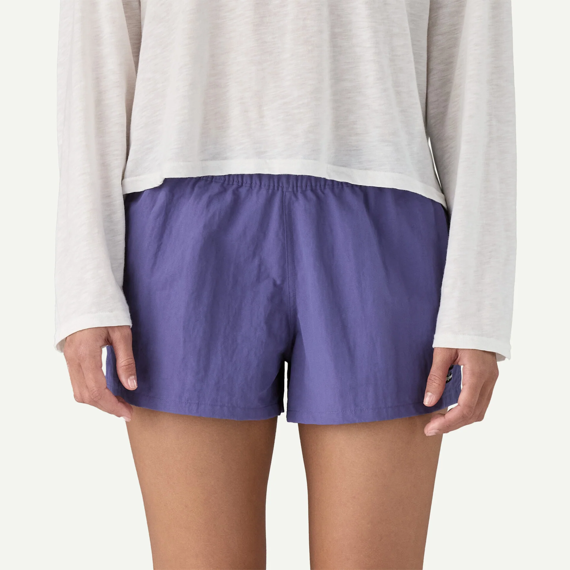 Patagonia Women's Barely Baggies 2½" Shorts - PURPLE - Image 2