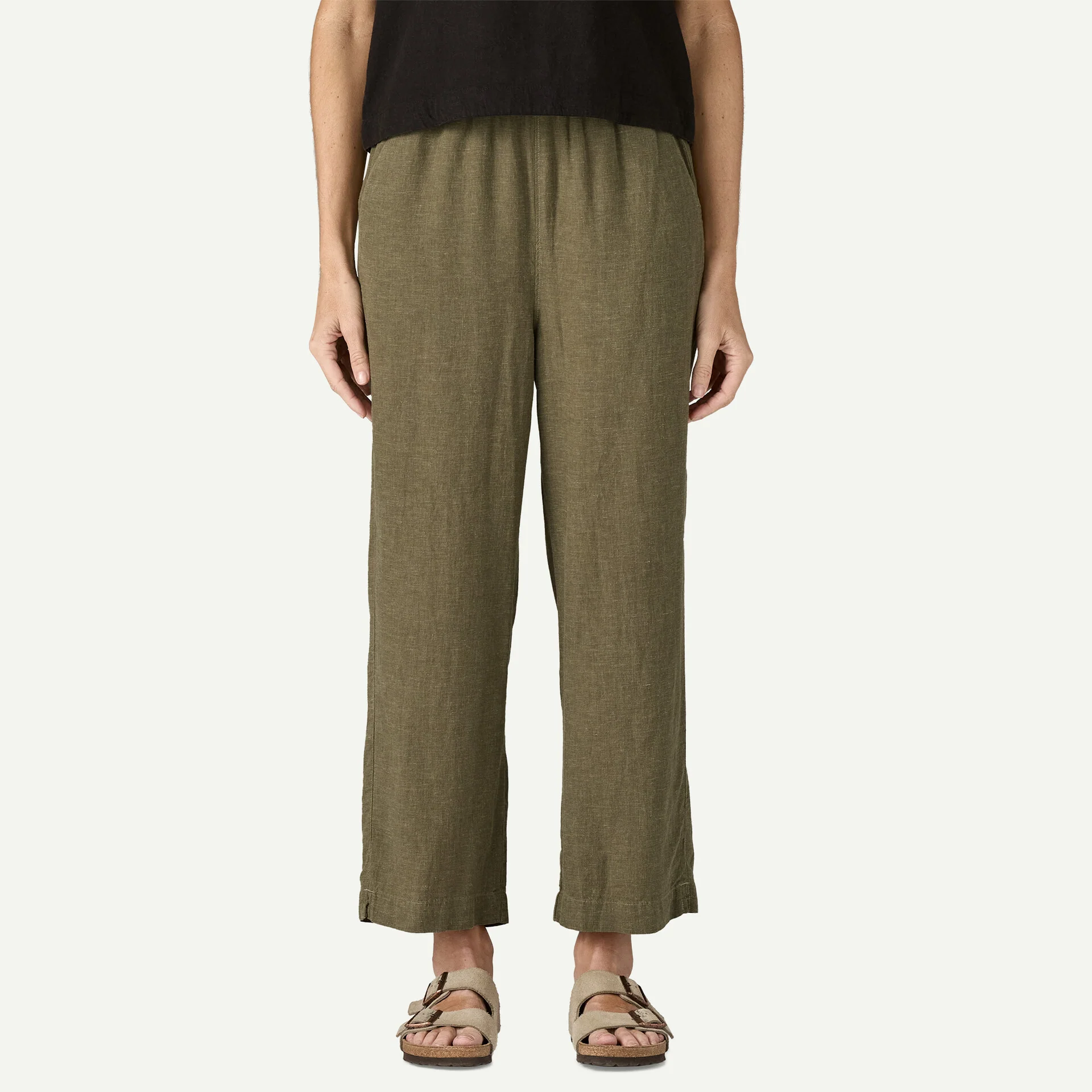 Patagonia Women's Garden Island Pants - ROCK GREEN - Image 2