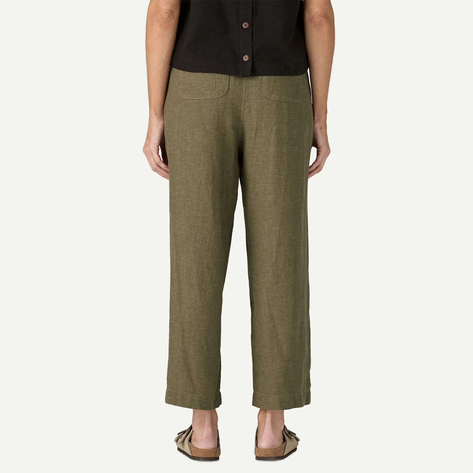 Patagonia Women's Garden Island Pants - ROCK GREEN - Image 3