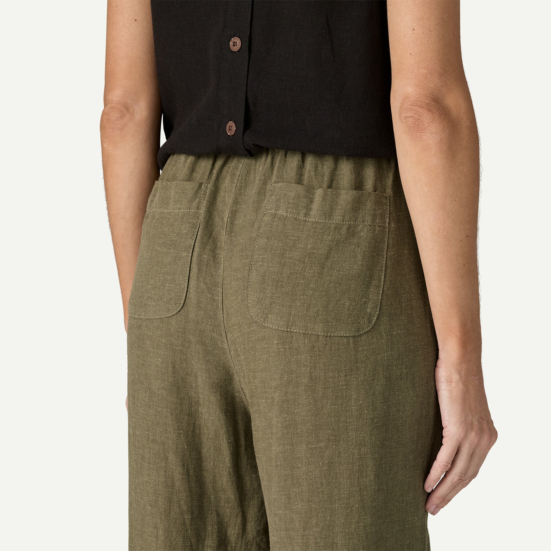 Patagonia Women's Garden Island Pants - ROCK GREEN - Image 5