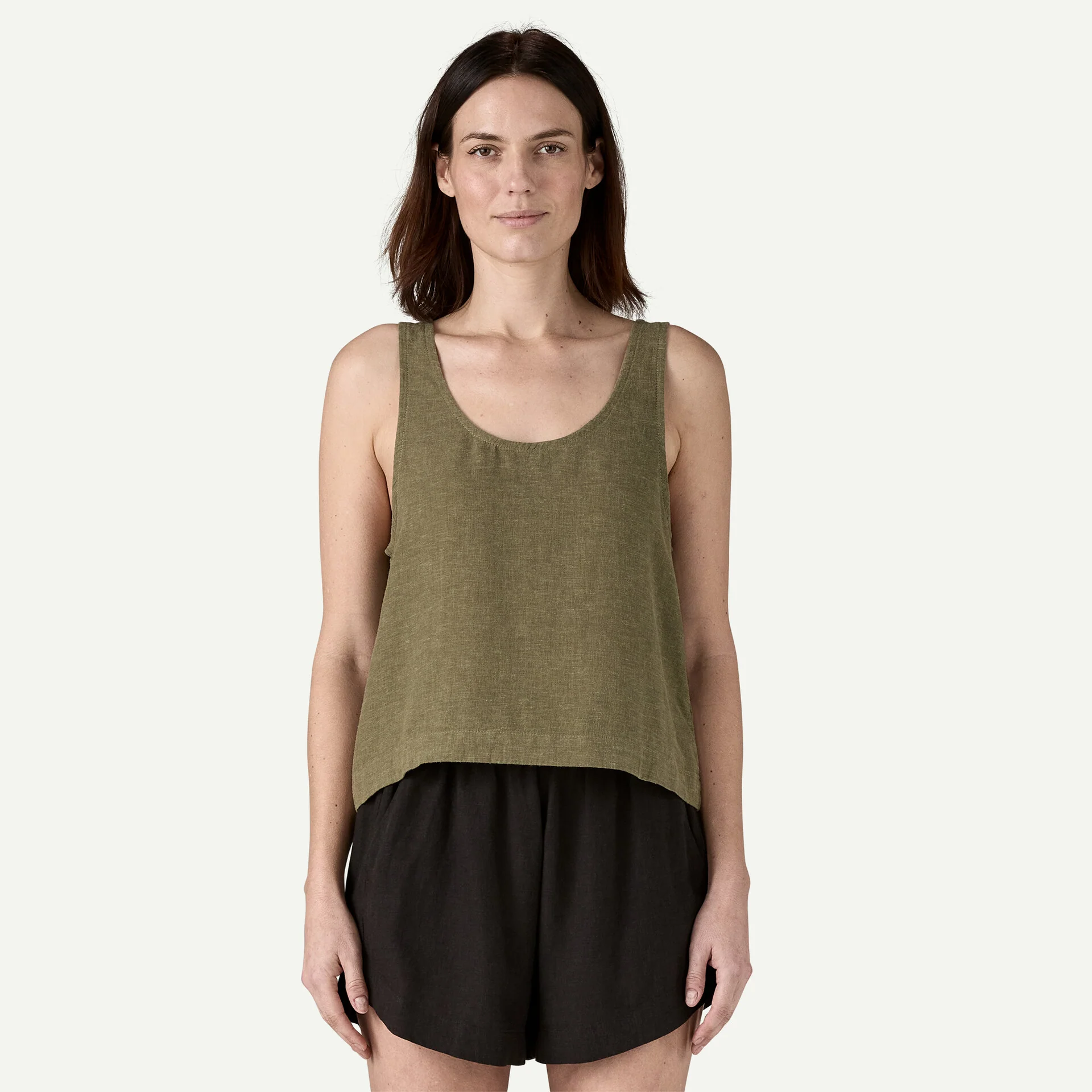 Patagonia Women's Garden Island Top - ROCK GREEN