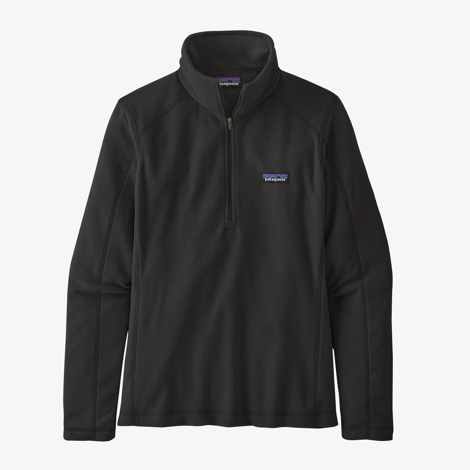 Patagonia Women's Micro D 1/4-Zip Fleece - Black - Image 4