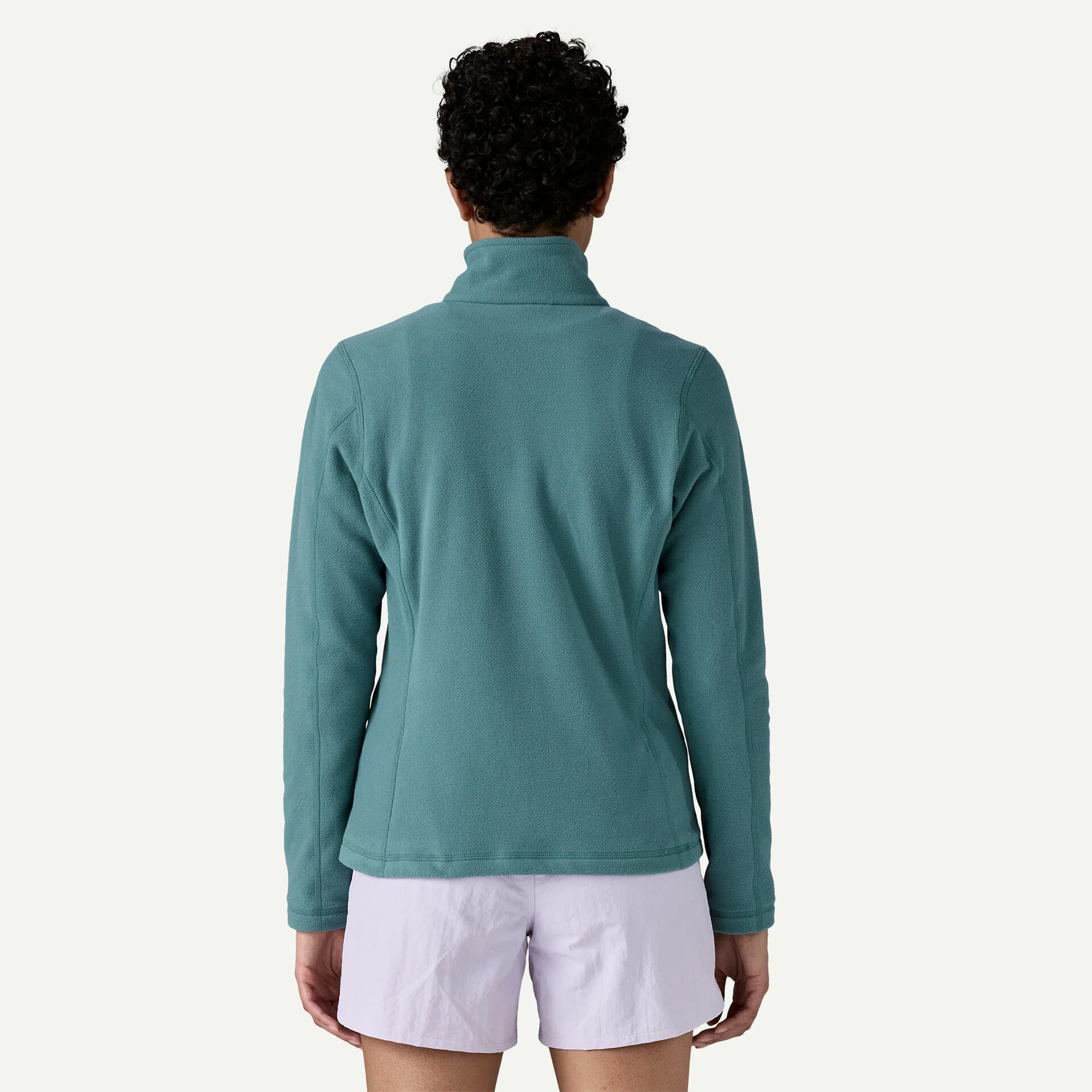 Patagonia Women's Micro D 1/4-Zip Fleece - BLUE - Image 2