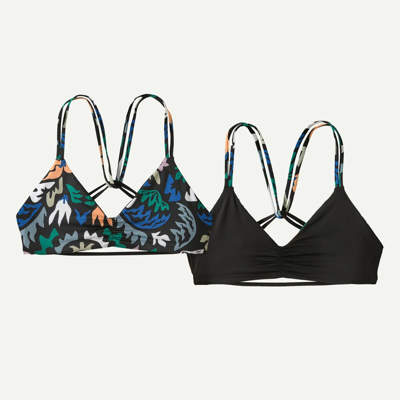 Patagonia Women'S Reversible Seaglass Bay Top - Kaleido: Black