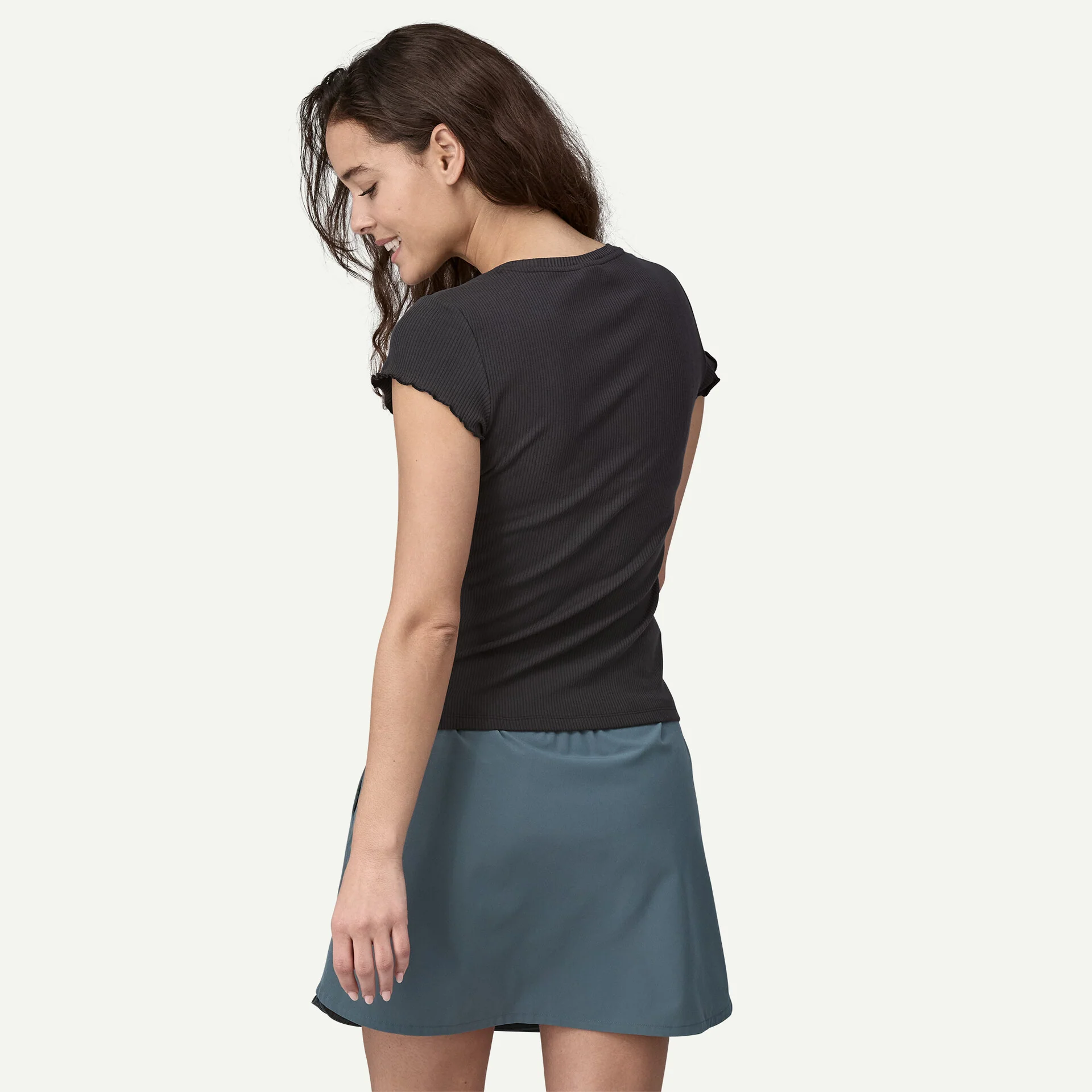 Patagonia Women's Rib-Knit Top - INK BLACK - Image 2