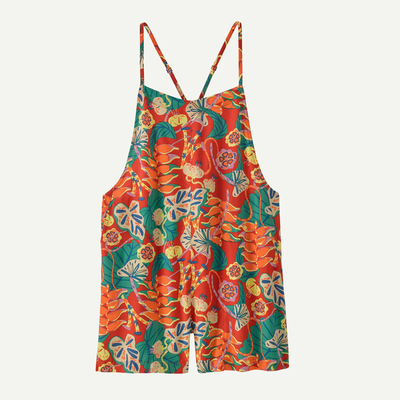 Patagonia Women'S Tidal Threads Romper - Tropiclimb: Hot Ember