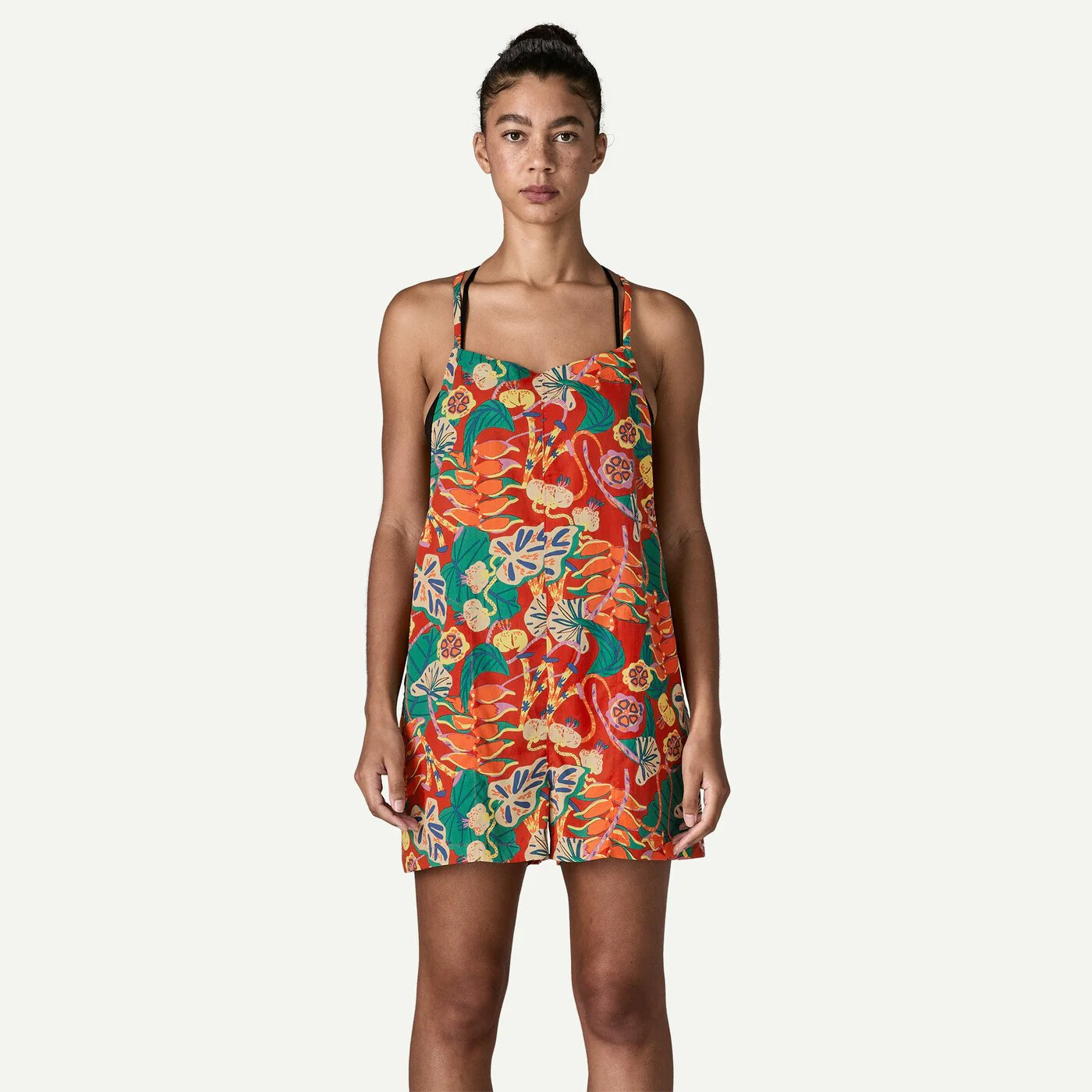 Patagonia Women'S Tidal Threads Romper - Tropiclimb: Hot Ember - Image 2