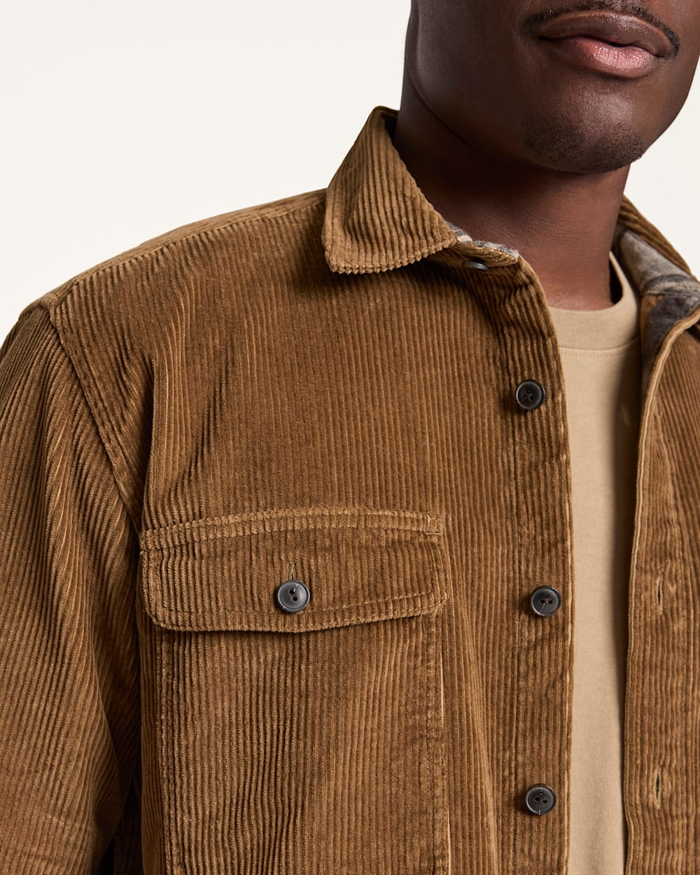 Pendleton Belmont Corduroy Shirt Jacket - Coffee - Image 3