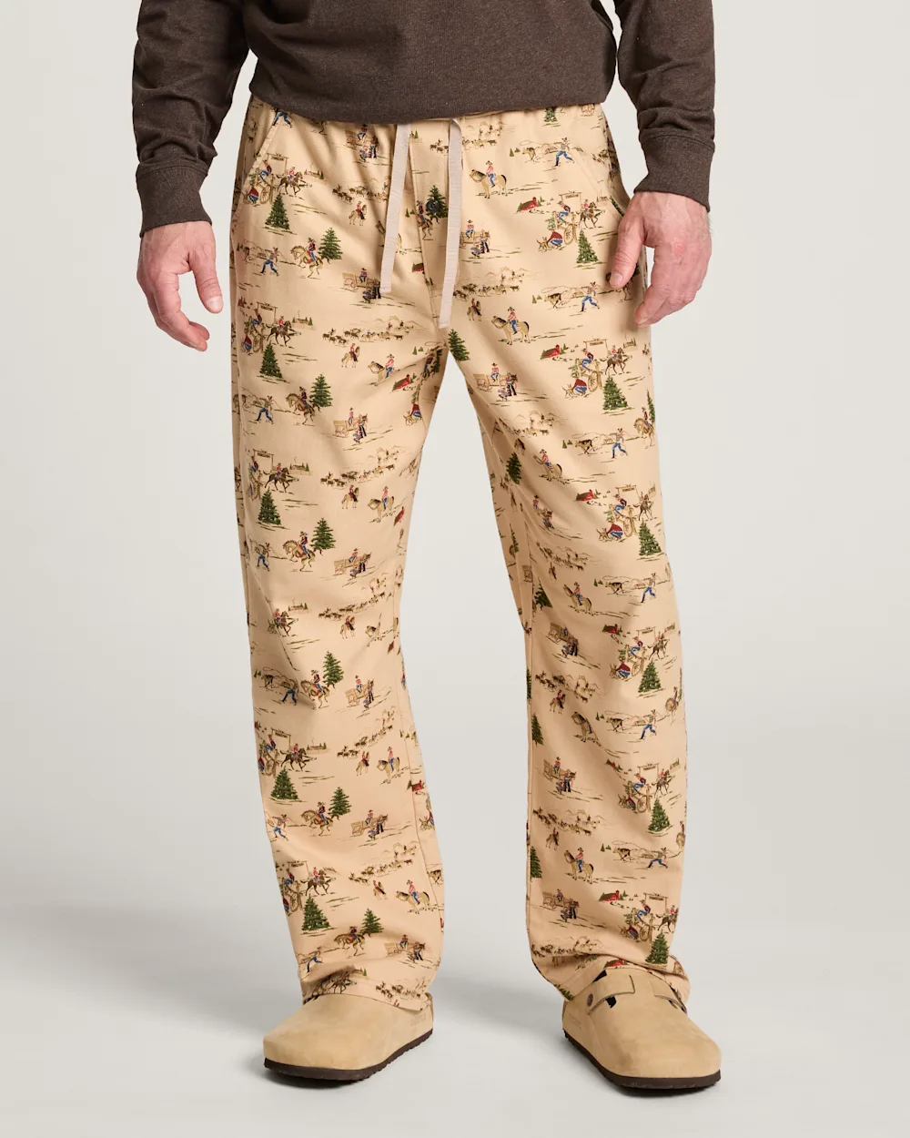Pendleton Flannel Pajama Pants - Pendleton Ranch Tan