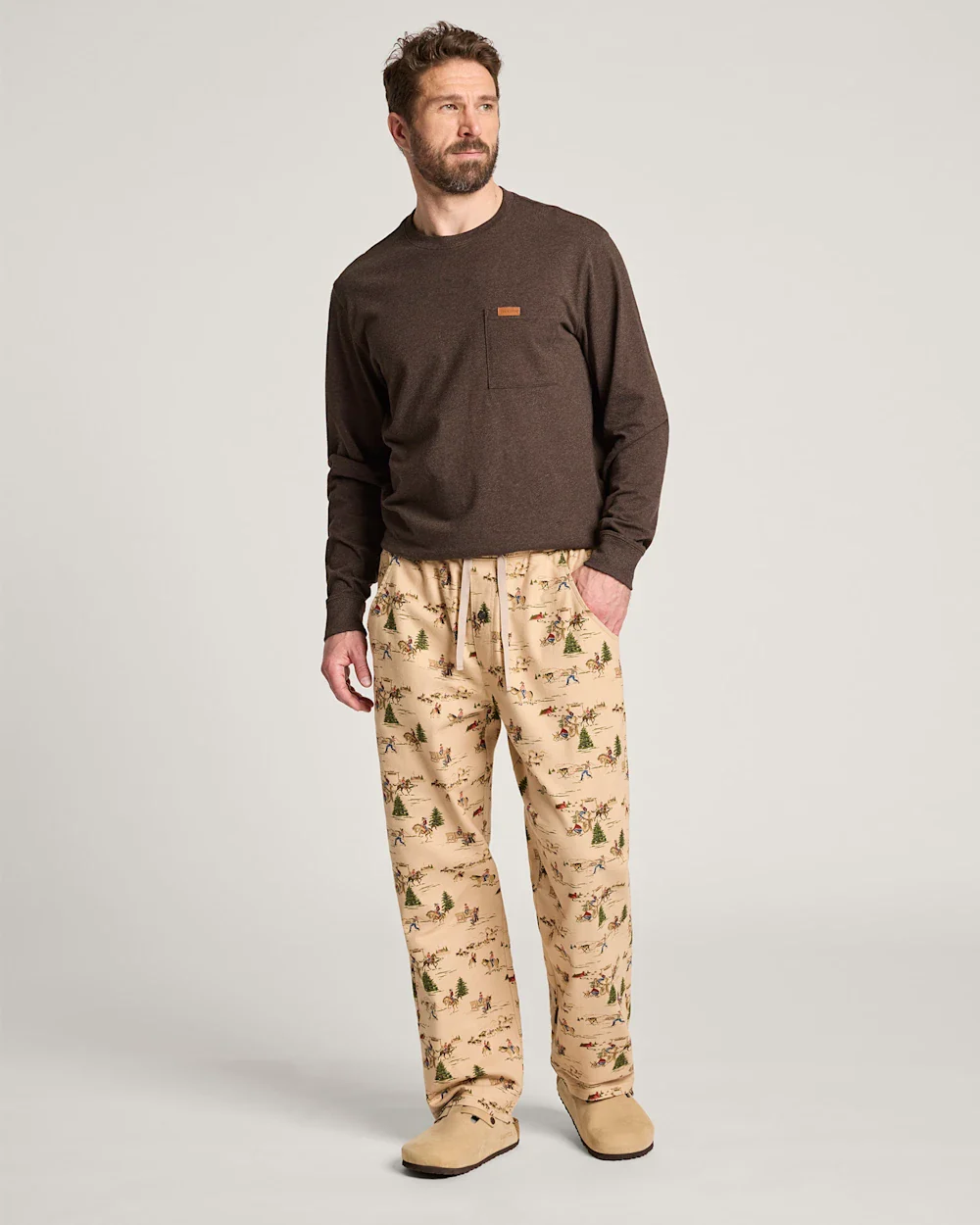 Pendleton Flannel Pajama Pants - Pendleton Ranch Tan - Image 4