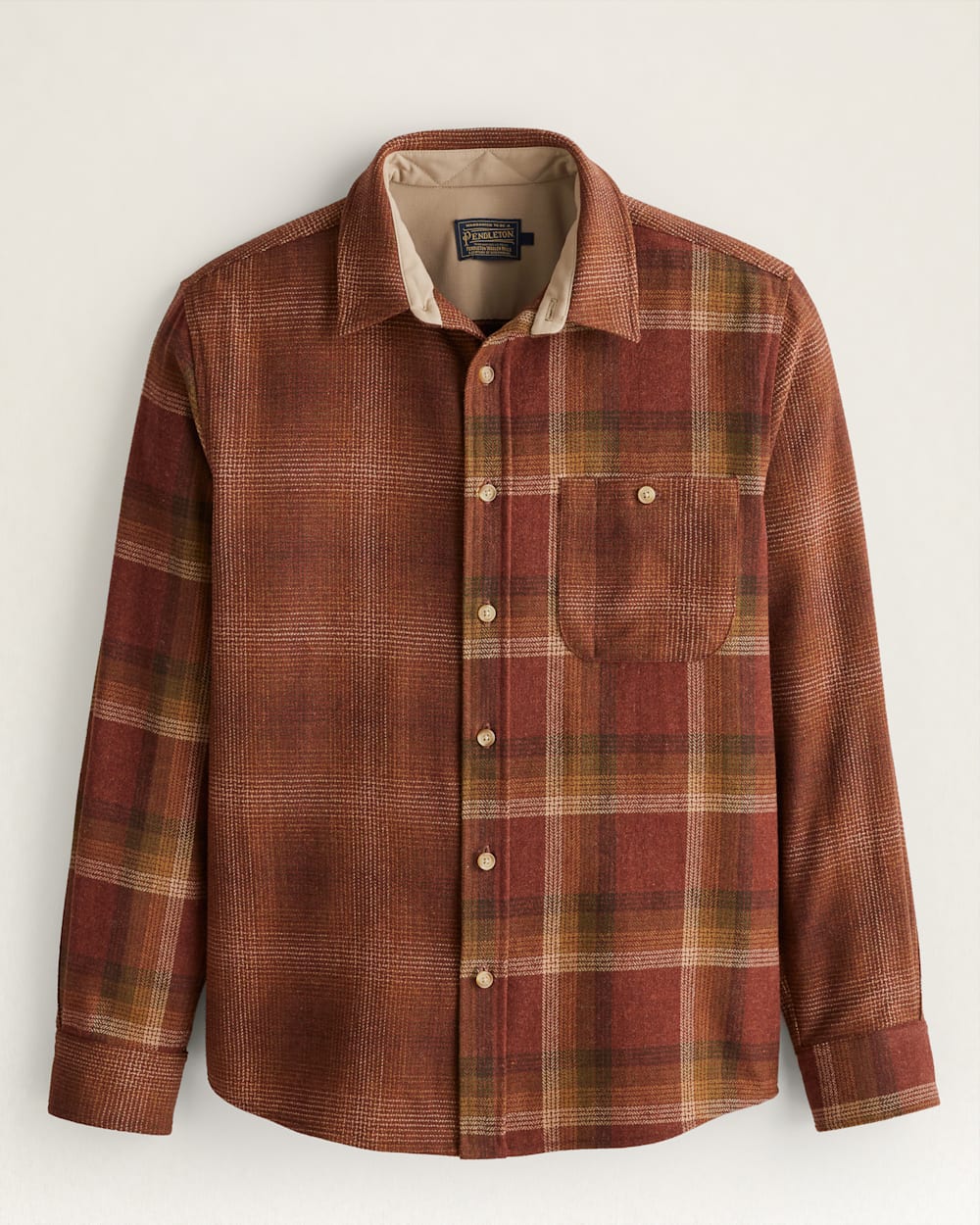 Pendleton MEN'S CENTENNIAL PLAID SHIRT - RED MIX MULTI OMBRE
