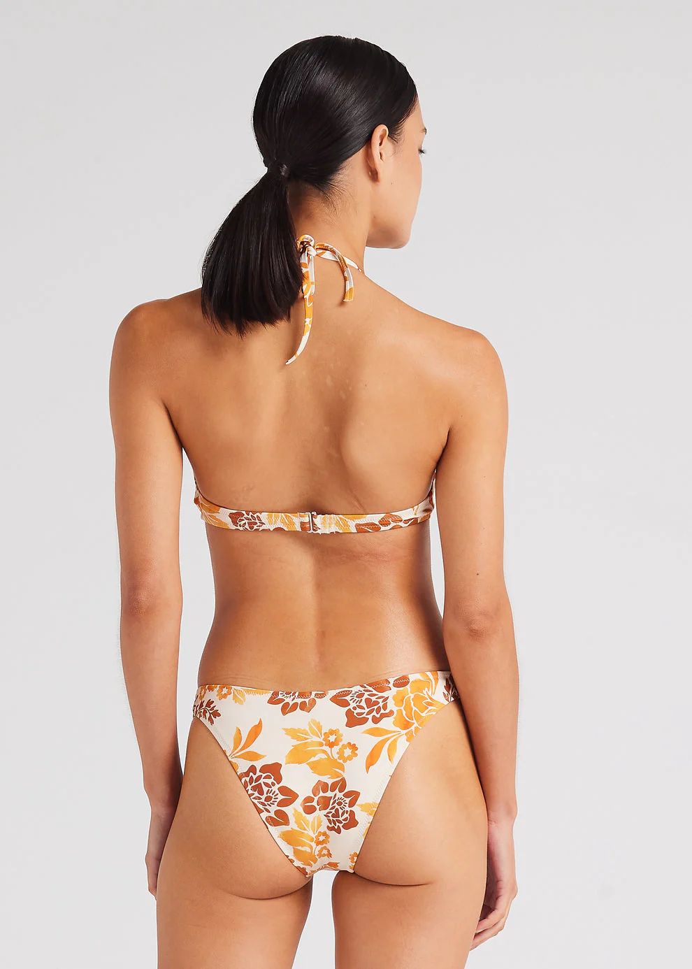 Poolside Paradiso Aruba High Cut Curve Bikini Bottom - SUNSET - Image 2