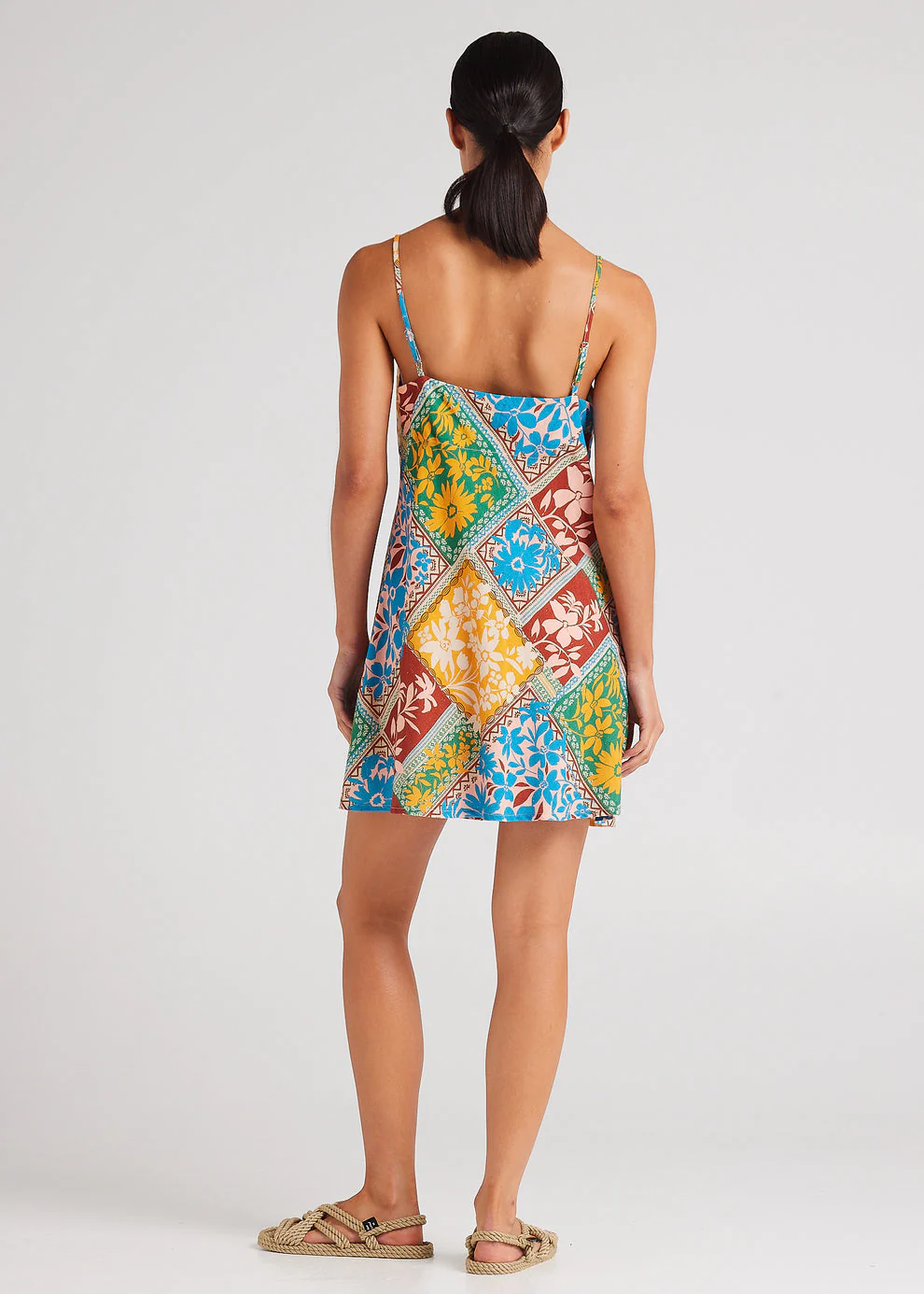 Poolside Paradiso Wildflower Slip Bias Dress - SUNSHINE - Image 3