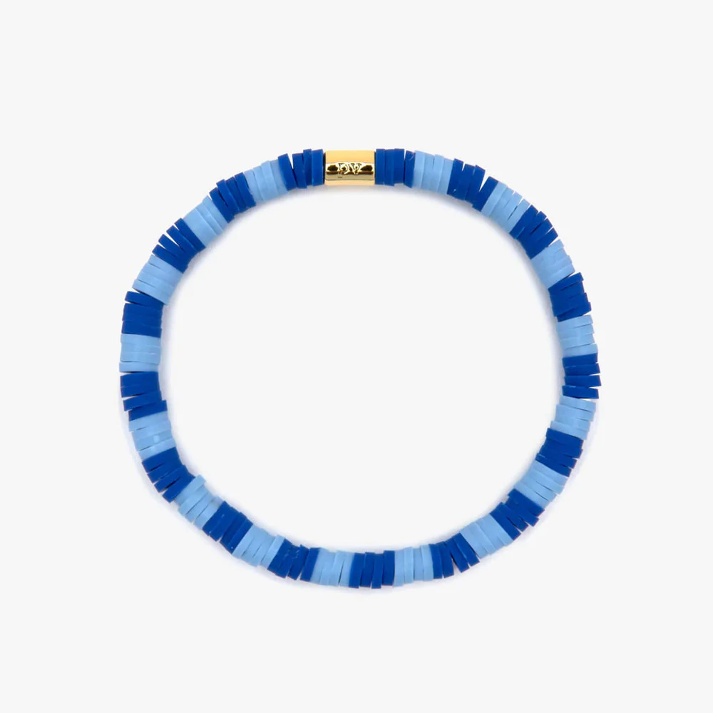 Pura Vida Bracelets Seascape Stretch Bracelet - LAGOON