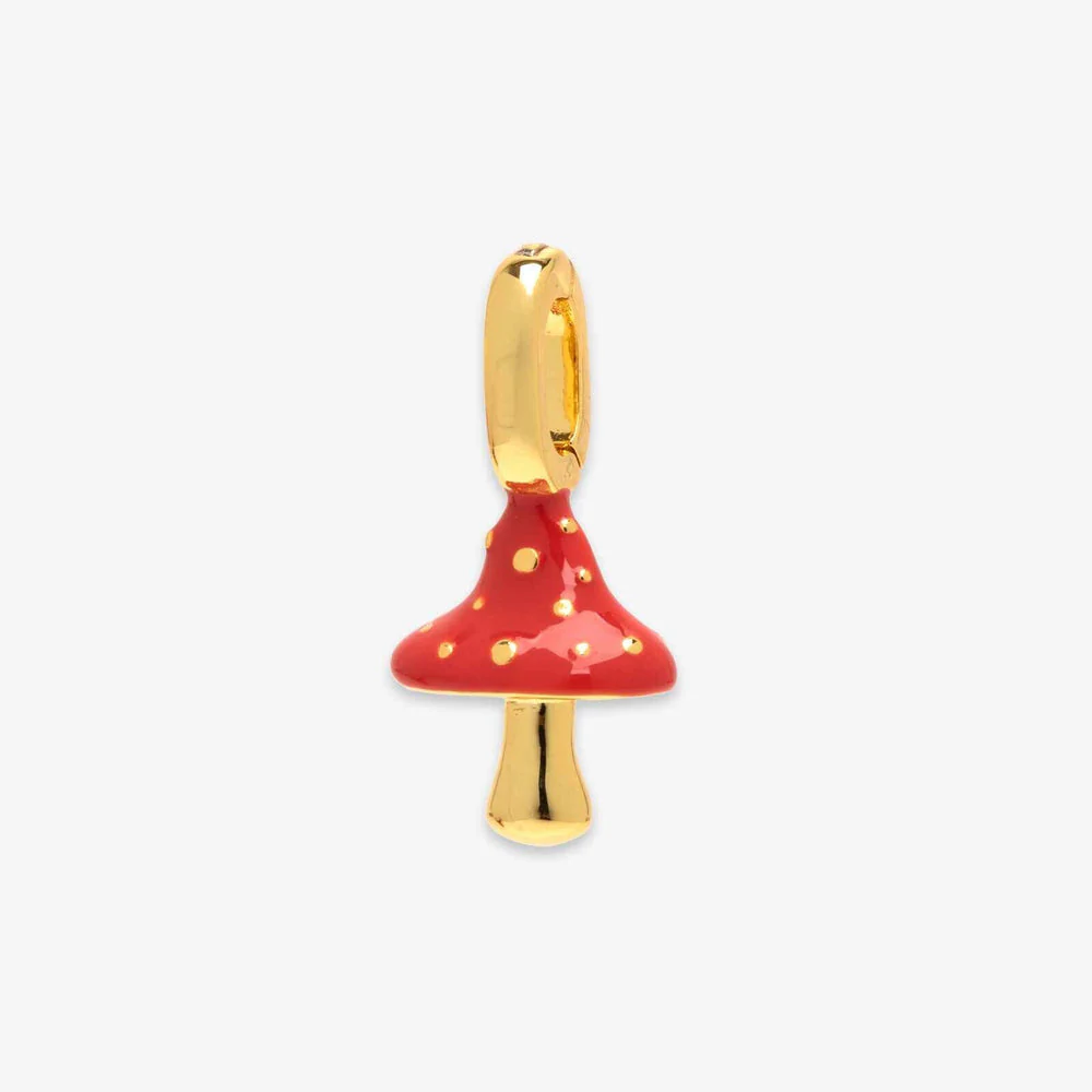 Pura Vida Harper Mushroom Charm - GOLD