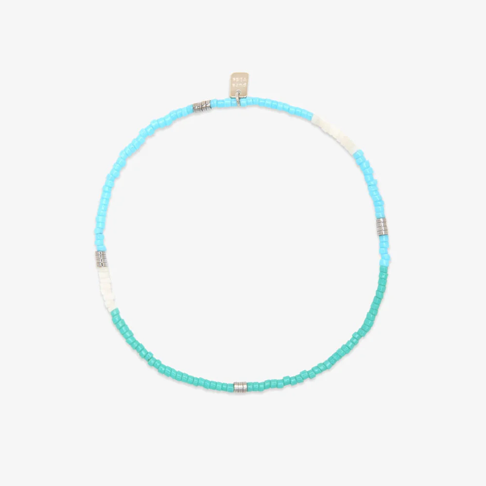 Pura Vida STRETCH ANKLET - SEAFOAM DREAM - Image 2