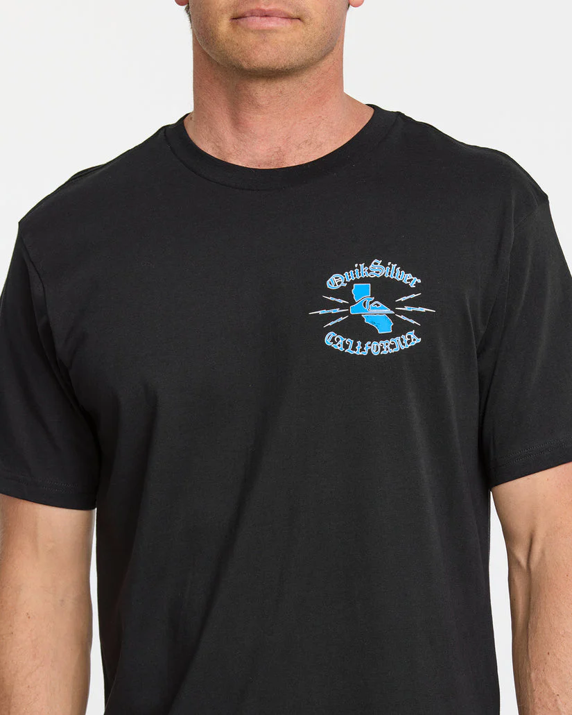 Quiksilver California Raised T-Shirt - Black - Image 3