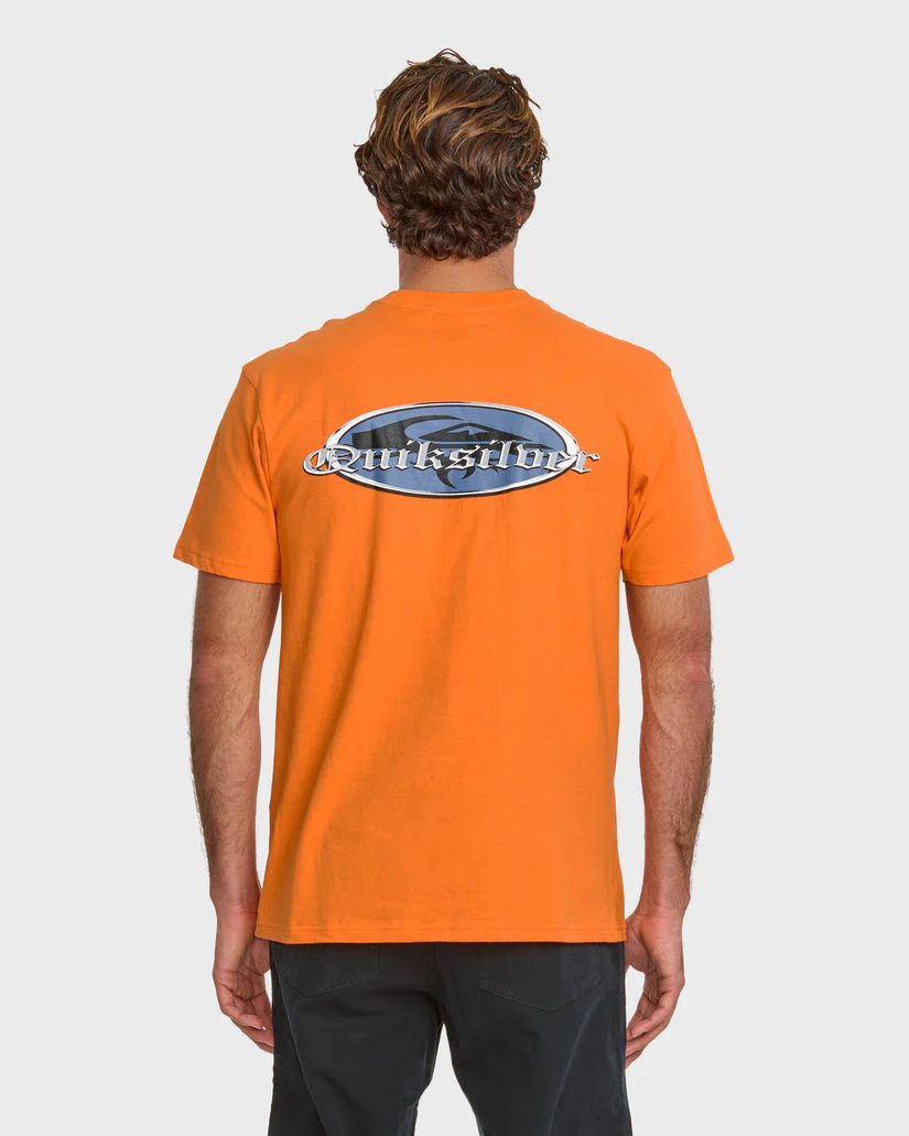 Quiksilver Chrome English Mercury T-Shirt - Orange - Image 2