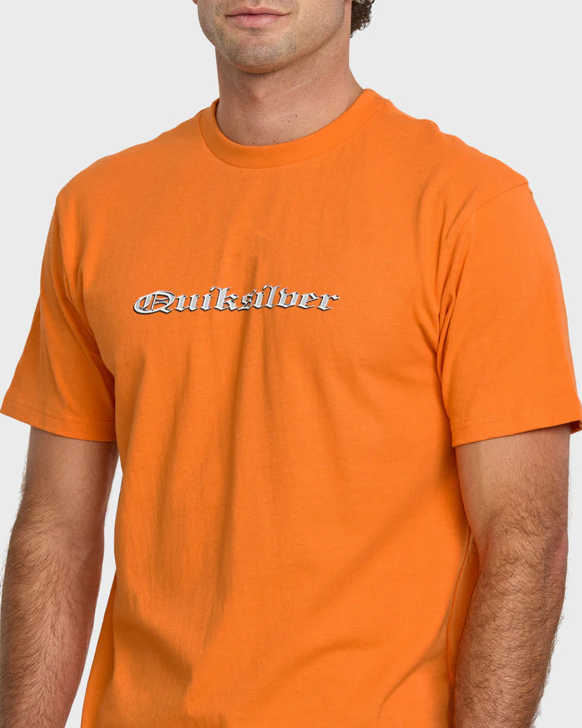 Quiksilver Chrome English Mercury T-Shirt - Orange - Image 3