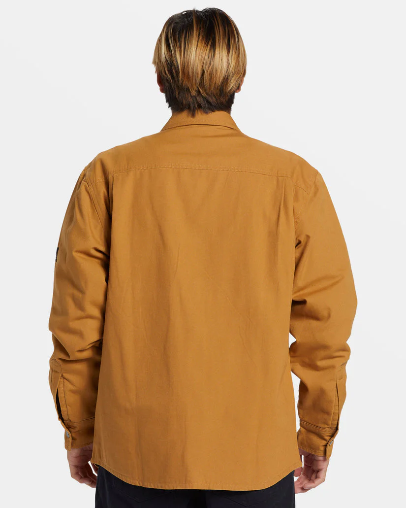 Quiksilver Cold Snap Insulated Canvas Jacket - BONE BROWN - Image 2