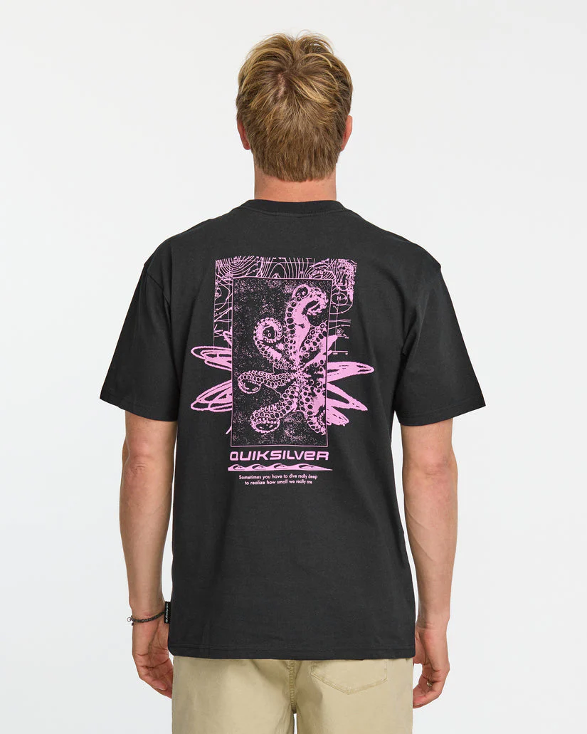 Quiksilver Deep Dive T-Shirt - Black - Image 2