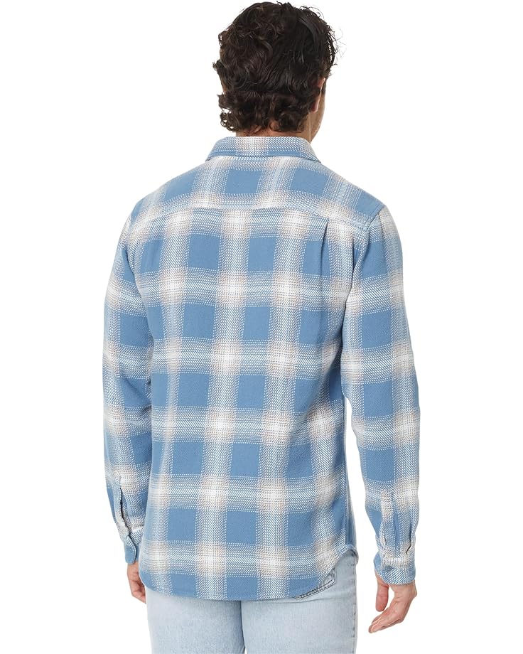 Quiksilver DNA Long Sleeve Flannel Shirt - CORONET BLUE - Image 2