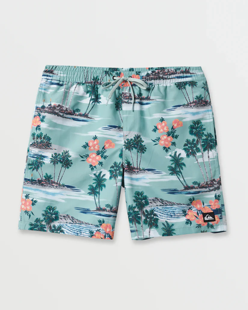 Quiksilver Everyday Mix 17" Swim Trunks - JADE