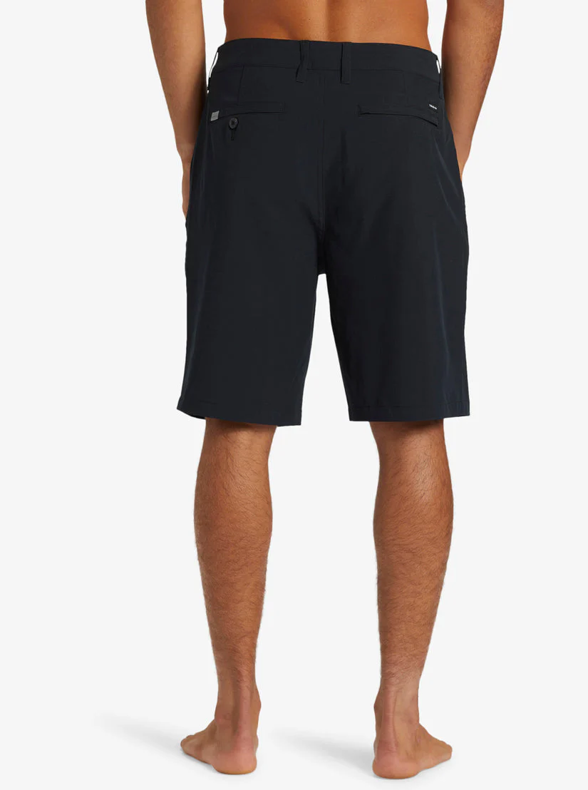 Quiksilver Everyday Union Heather Amphibian 20" Hybrid Shorts - Black - Image 4