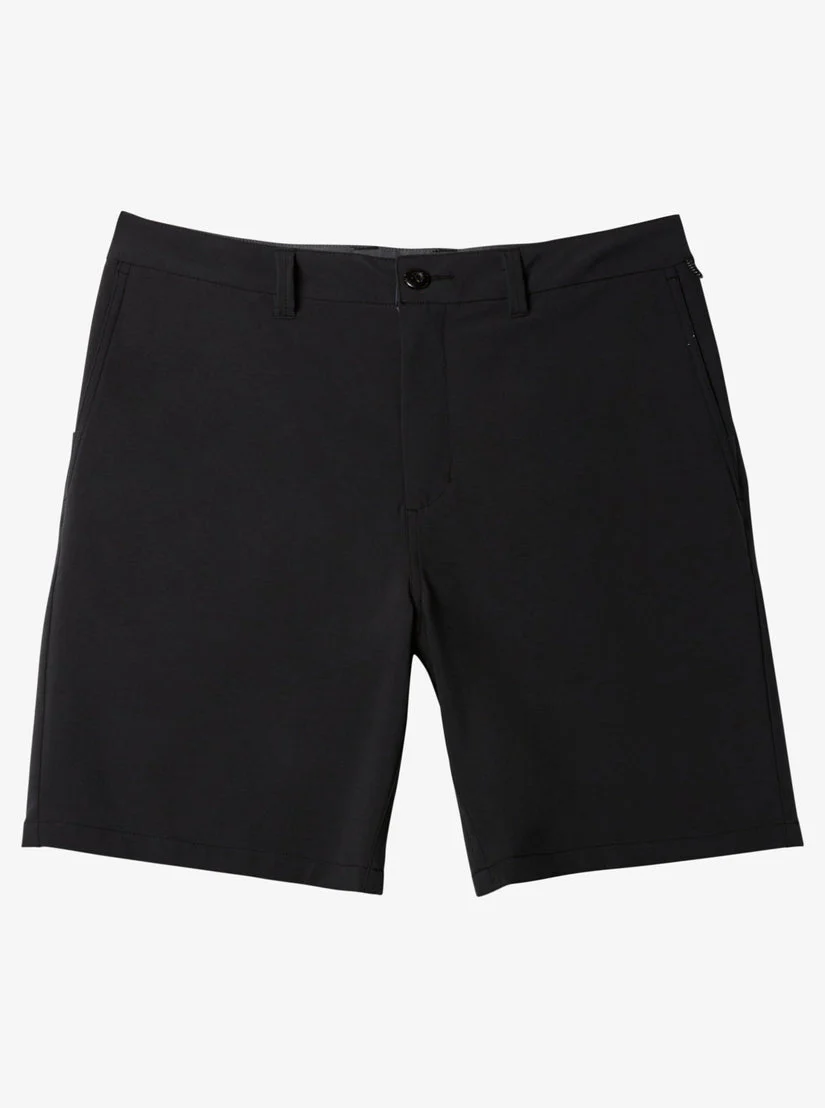 Quiksilver Everyday Union Heather Amphibian 20" Hybrid Shorts - Black - Image 5
