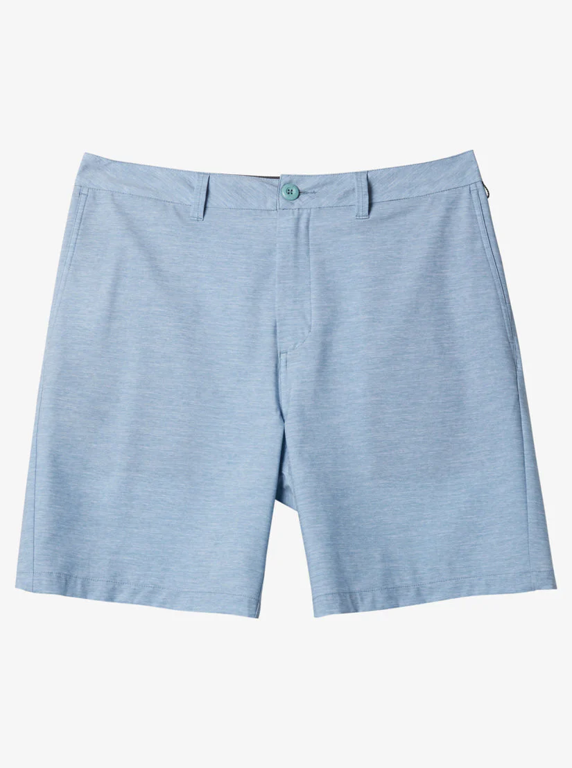 Quiksilver Everyday Union Heather Amphibian 20" Hybrid Shorts - Blue Shadow