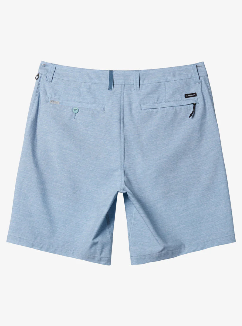 Quiksilver Everyday Union Heather Amphibian 20" Hybrid Shorts - Blue Shadow - Image 2