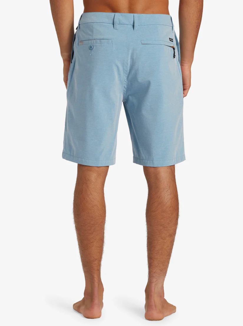 Quiksilver Everyday Union Heather Amphibian 20" Hybrid Shorts - Blue Shadow - Image 5