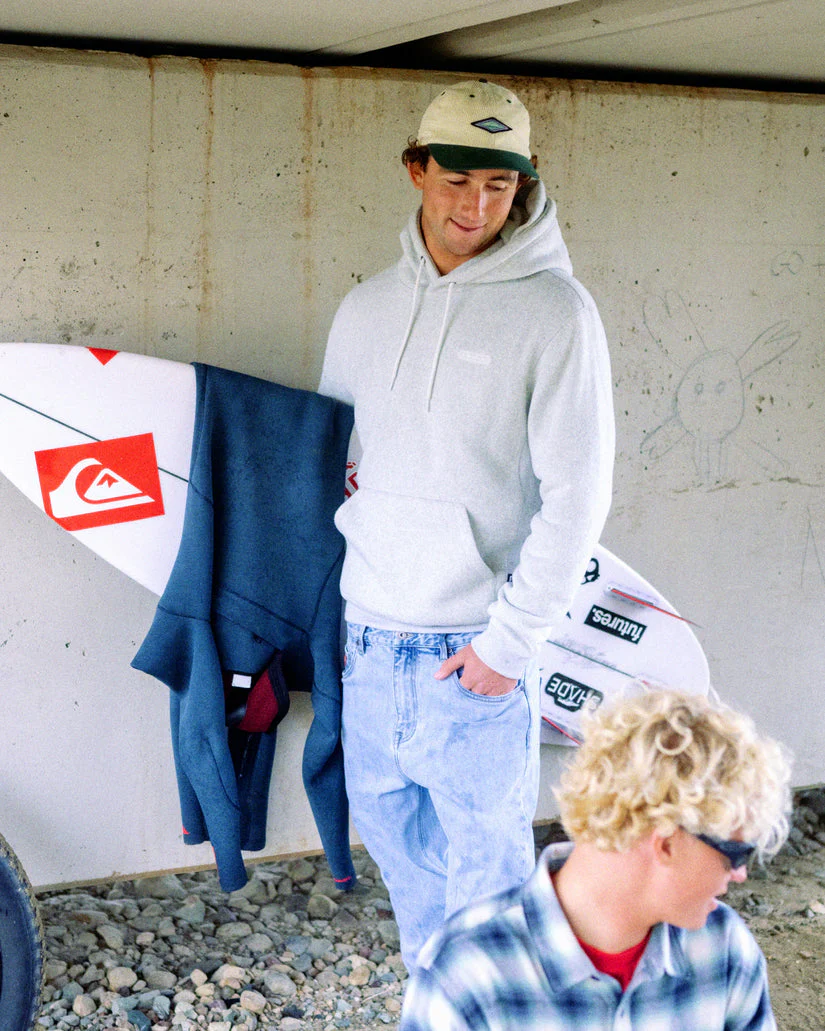 Quiksilver Keller Hoodie - Light Grey Heather - Image 4