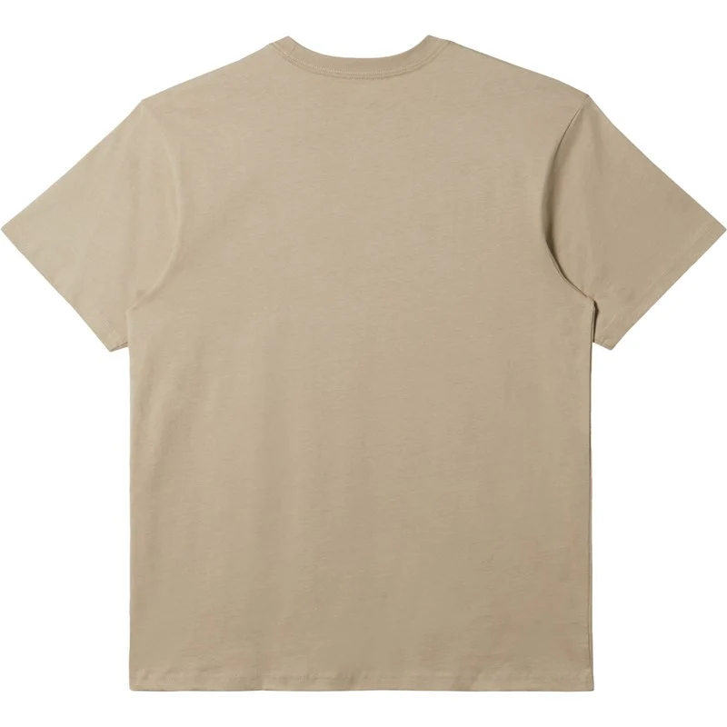 Quiksilver Mens Palm Script T-Shirt - PLAZA TAUPE - Image 2