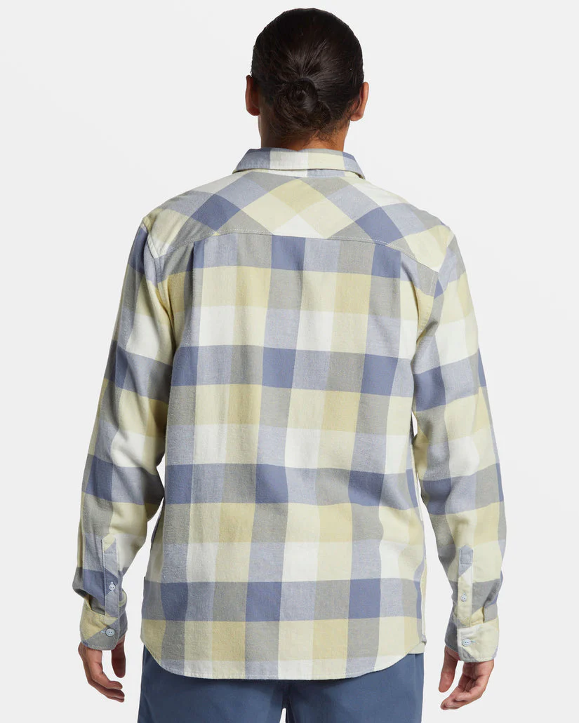 Quiksilver Motherfly Long Sleeve Flannel - WINTER PEAR - Image 2
