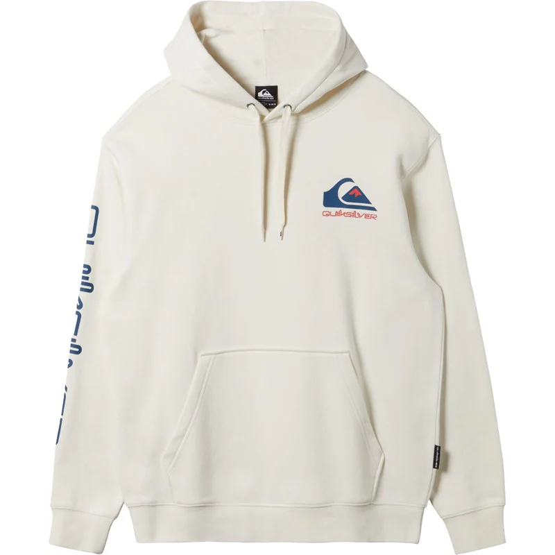 Quiksilver Omni Logo Hoodie - MARSHMELLOW - Image 2