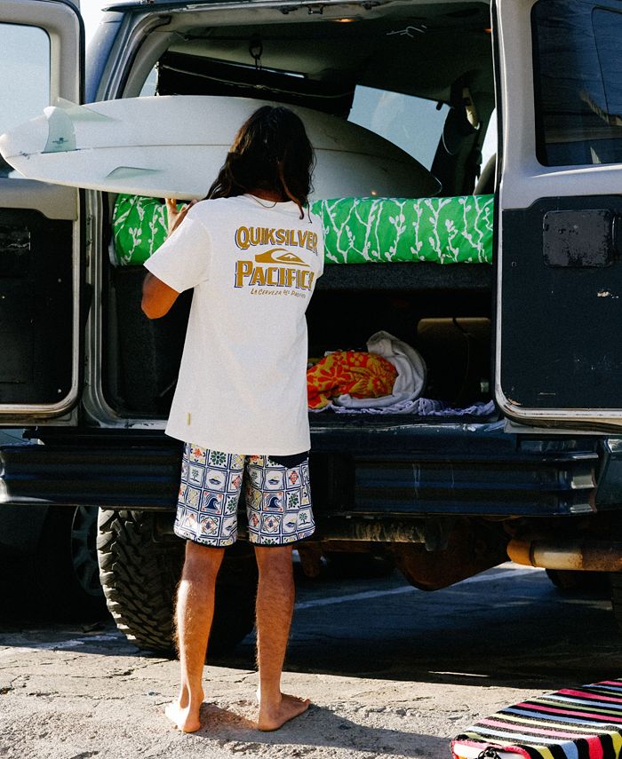 Quiksilver Pacifico Signage T-Shirt - Tofu - Image 3