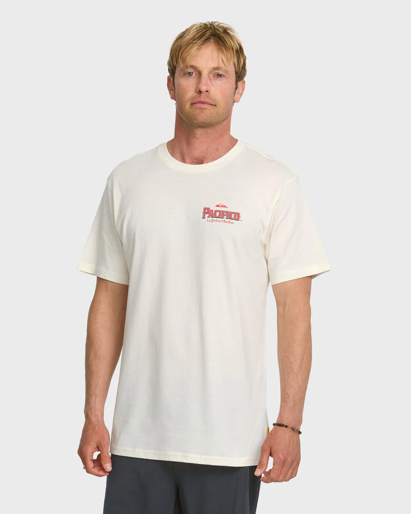 Quiksilver Quiksilver X Pacifico Search For Beauty T-Shirt - Tofu - Image 2