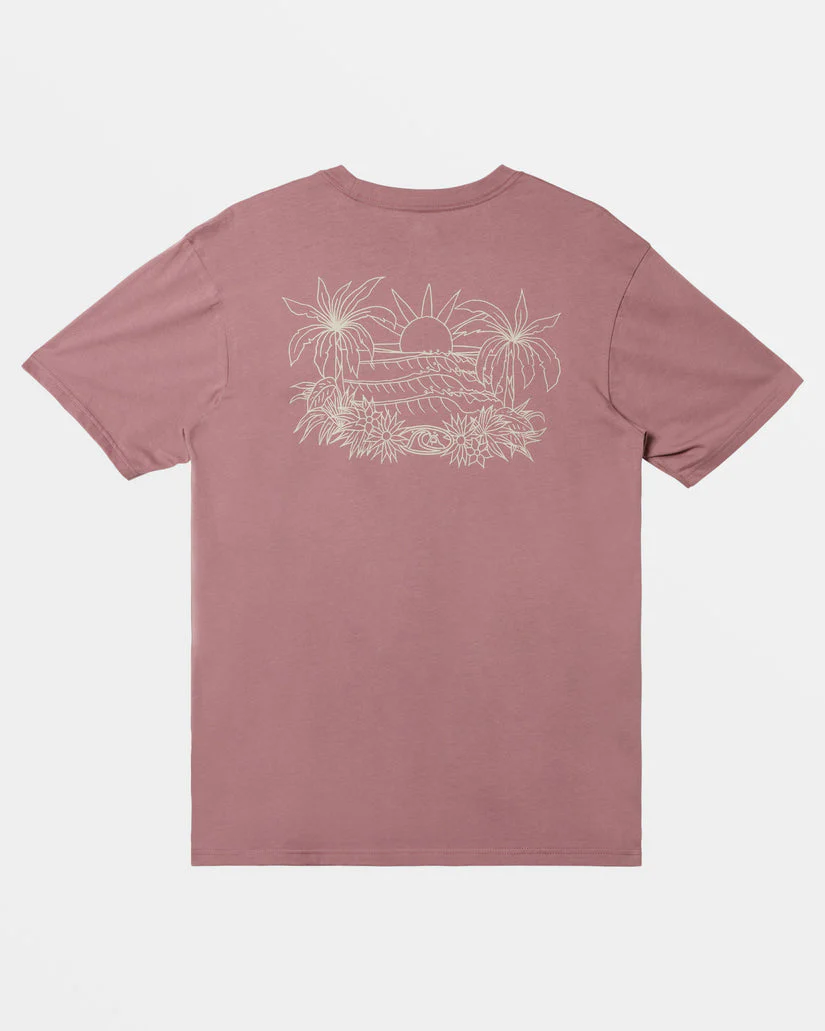 Quiksilver Right Point T-Shirt - GRAPE SHAKE