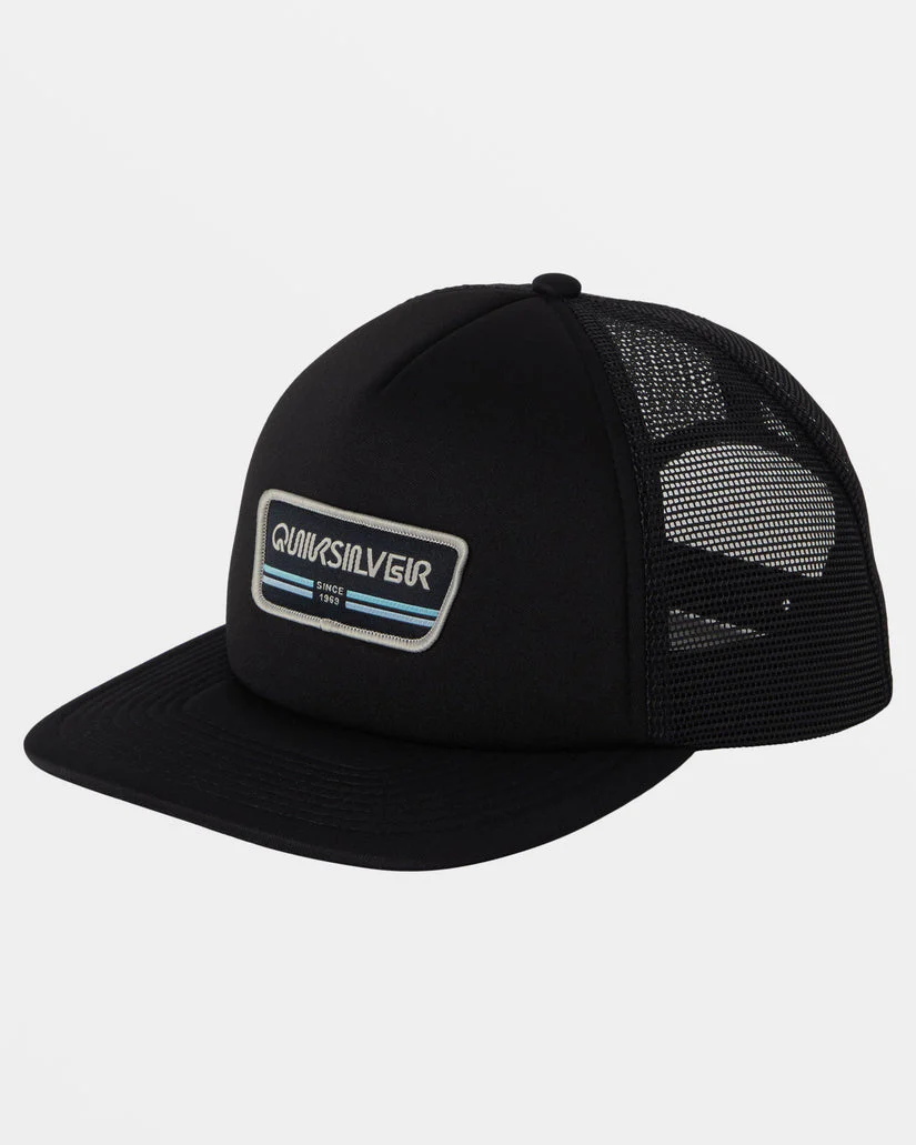Quiksilver Slab Drifter Trucker Hat - BLACK - Image 2
