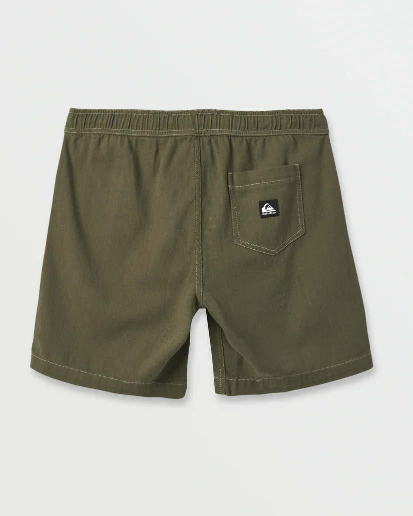 Quiksilver Taxer Big Twill Shorts - ARMY - Image 2