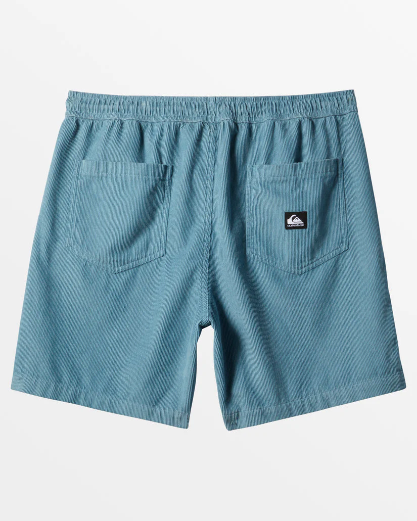 Quiksilver Taxer Corduroy Shorts - BLUE SHADOW - Image 2