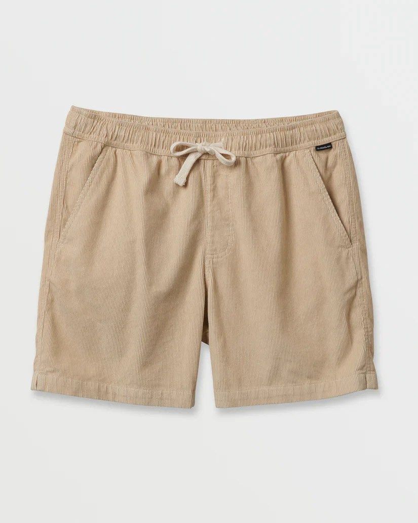 Quiksilver Taxer Corduroy Shorts - FOG GREY