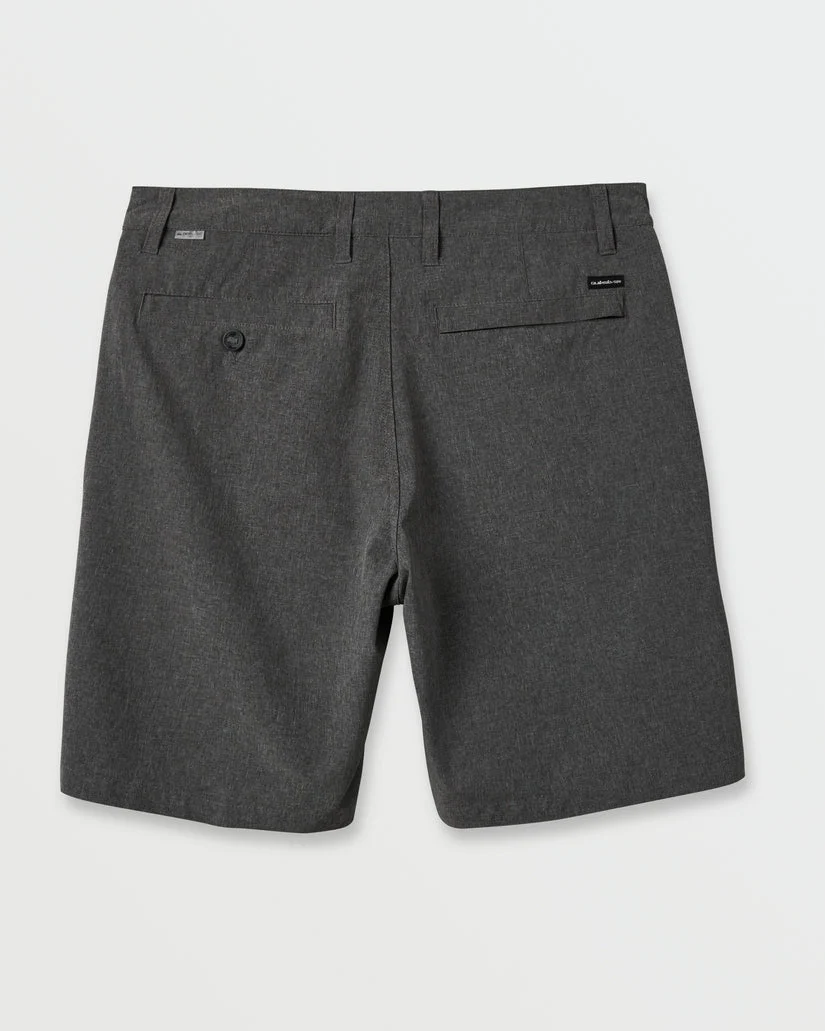 Quiksilver Union Heather 20" Amphibian Hybrid Shorts - Black - Image 2
