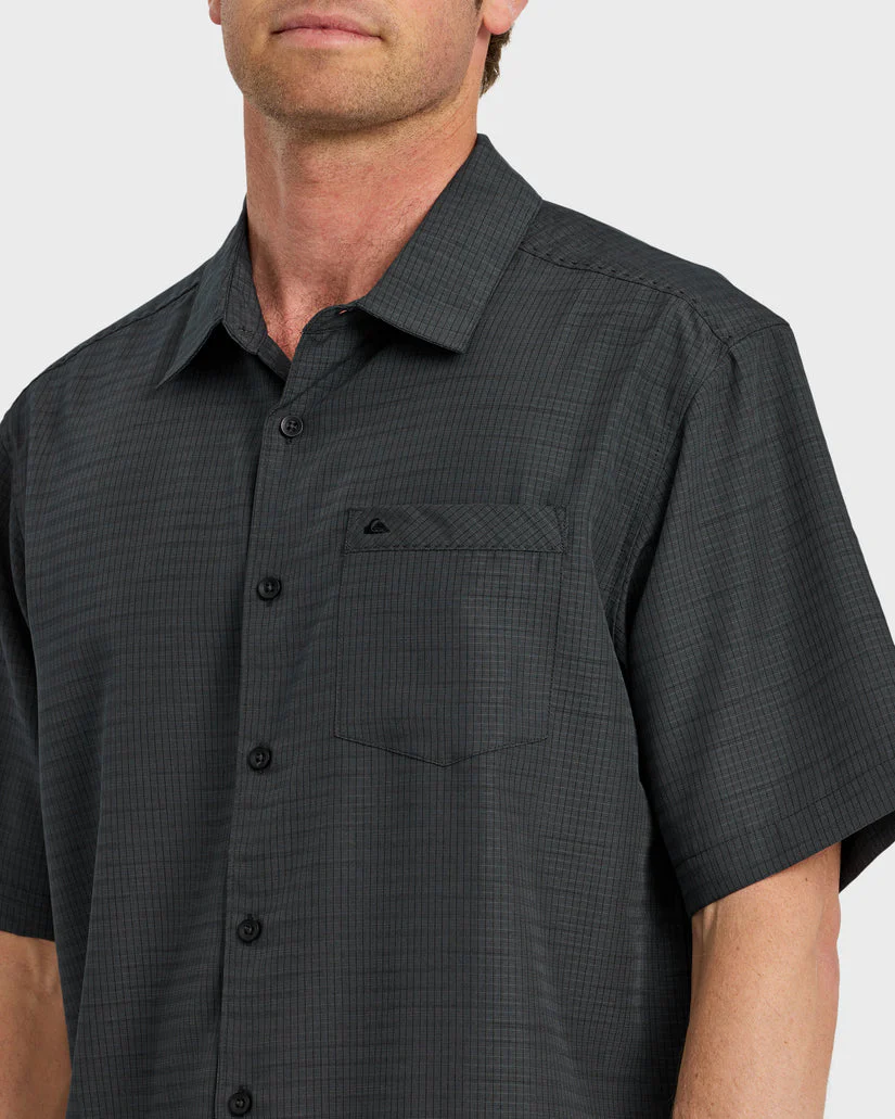 Quiksilver Waterman Centinela Premium Anti-Wrinkle Shirt - Black - Image 3