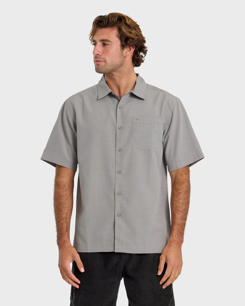 Quiksilver Waterman Centinela Premium Anti-Wrinkle Shirt - Grey