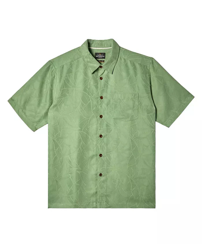 Quiksilver Waterman Island Jungle Short Sleeve Shirt - LODEN FROST