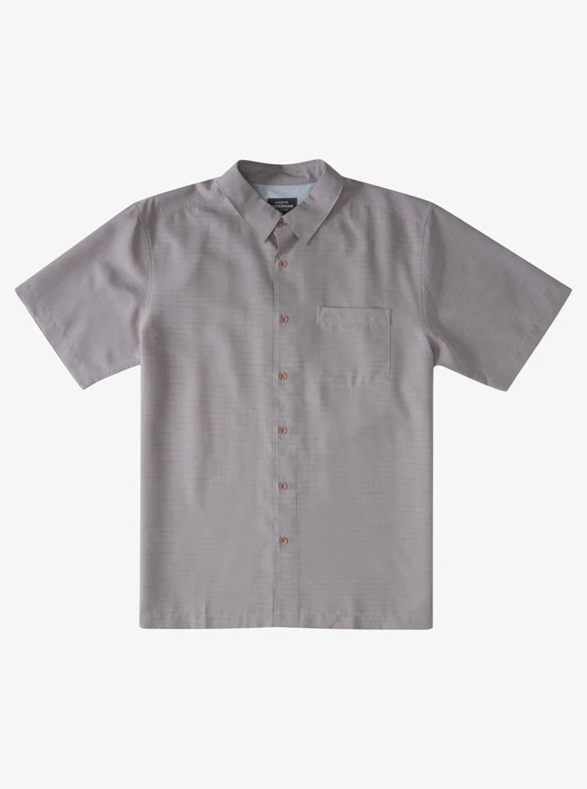 Quiksilver Waterman Centinela Premium Anti-Wrinkle Shirt - Flint Gray Centinella