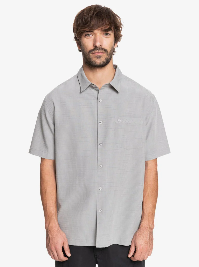 Quiksilver Waterman Centinela Premium Anti-Wrinkle Shirt - Flint Gray Centinella - Image 3